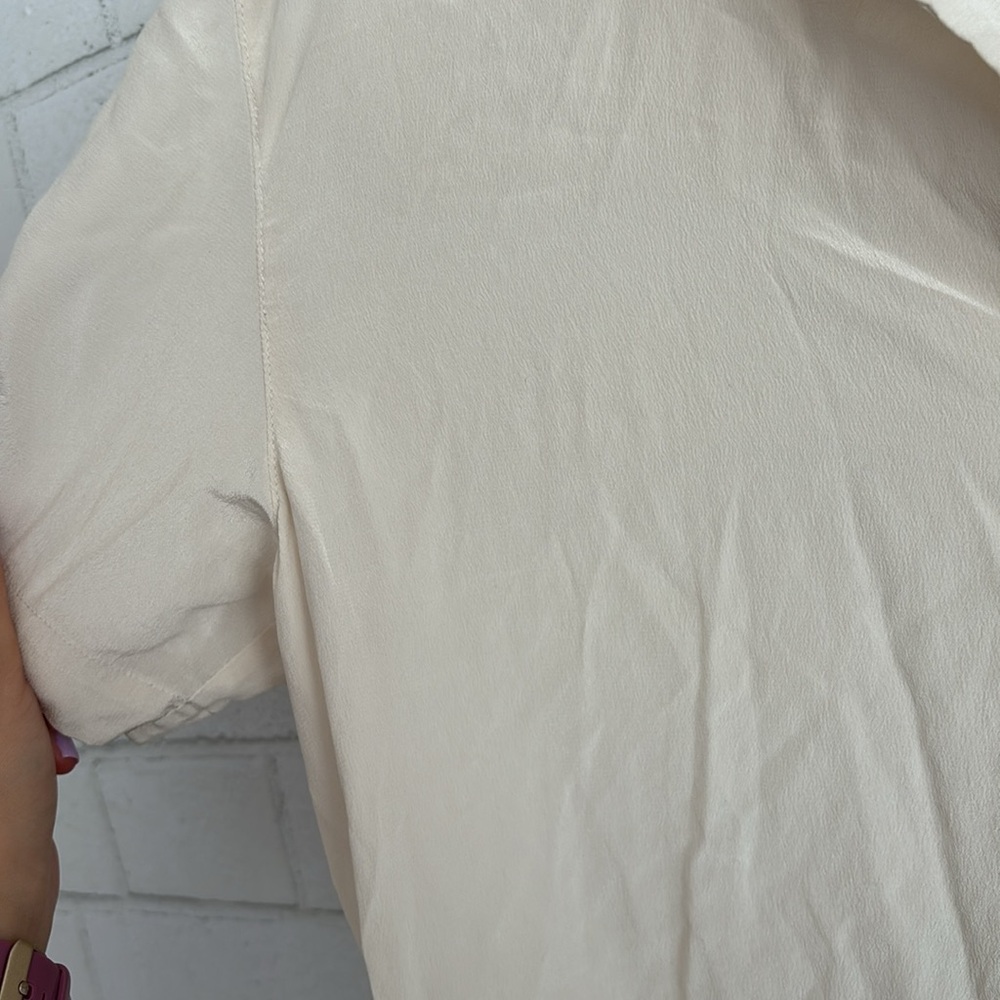 Aritzia Babaton Silk Button Front Collared Blouse - image 3